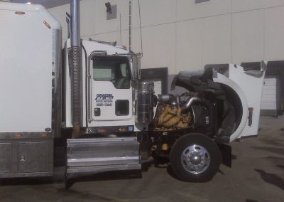 this image shows mobile truck engine repair in Pocatello, Idaho